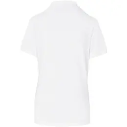 Ladies Houston Stretch Golf Shirt White Back